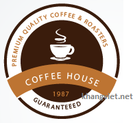 Logo quán cà phê, cửa hàng, công ty bán cà phê