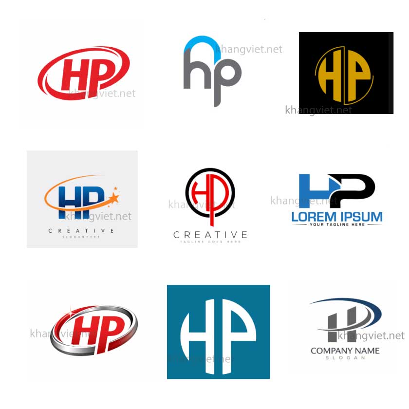 Logo chữ HP cách điệu đẹp – 50+ mẫu ấn tượng & chuyên nghiệp
